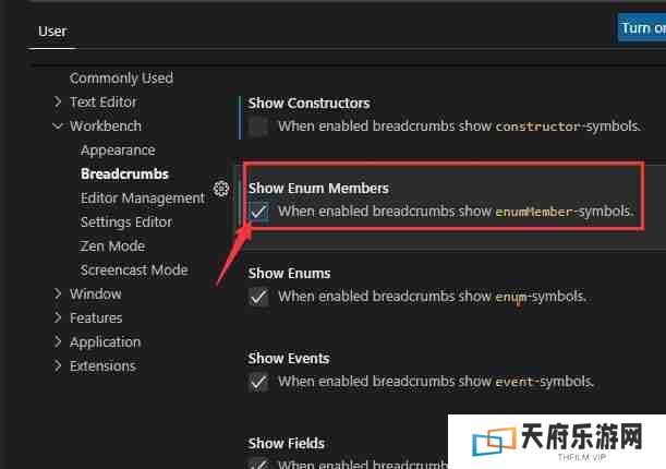 vscode怎么显示枚举成员