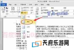 Word分栏后如何添加分隔线-Word文档分栏添加分隔线方法